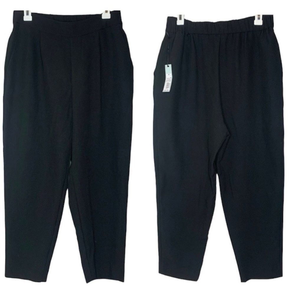 Prologue Straight Leg Pleated Ankle Pants
